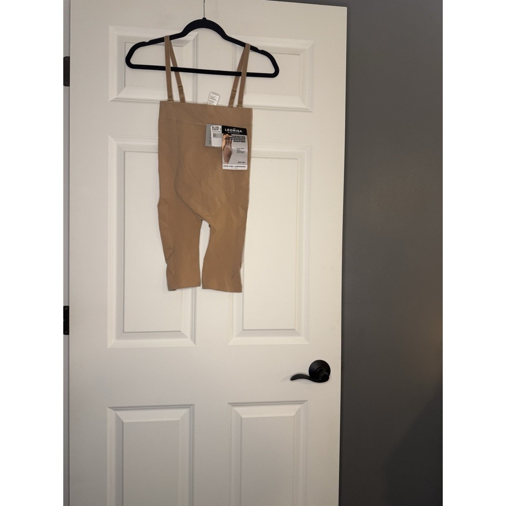 Leonisa Invisible Butt Lifter Body Shaper Tan Xl/2xl Nwt